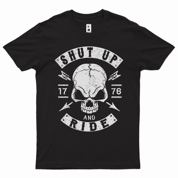 shutup and ride Black